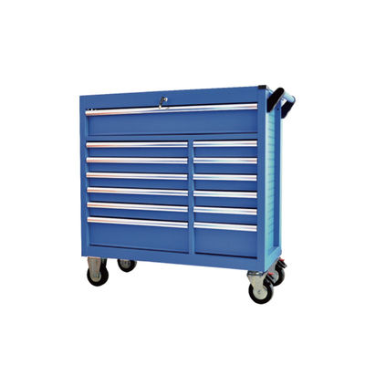 Tool Cabinet:13-Drawer, 350kg Load, 6" Casters for Garage/Workshop/Warehouse