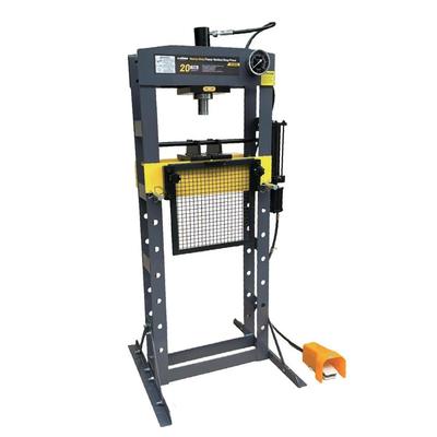 20-Ton Frame Welded Shop  Press Bearing Press-Fit, 125kg N.W. + Liquid Gauge